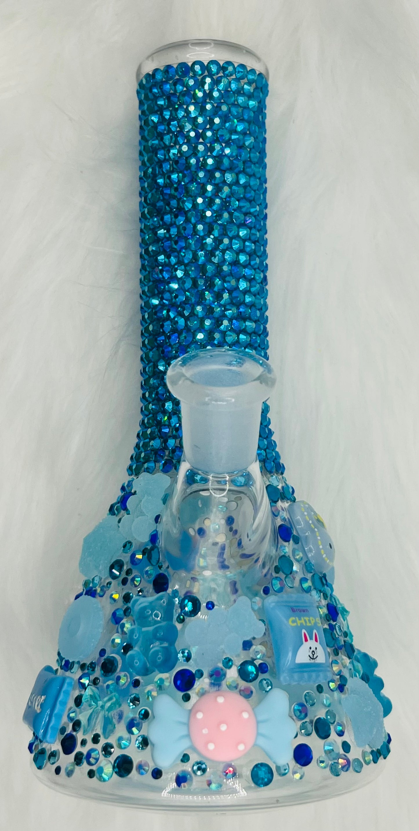 Kawaii Blue Candy Bling Bong