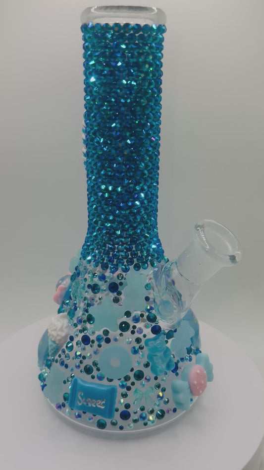 Kawaii Blue Candy Bling Bong
